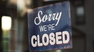 Sorry We're Closed